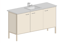 Стол моечный С-6-ПА-010 (1460х600х900мм)